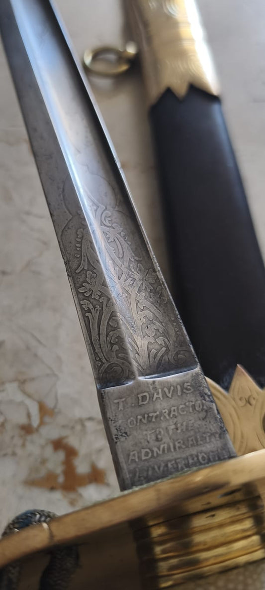 Ceremonial Named Saber (Admiral T. DAVIS), 1860