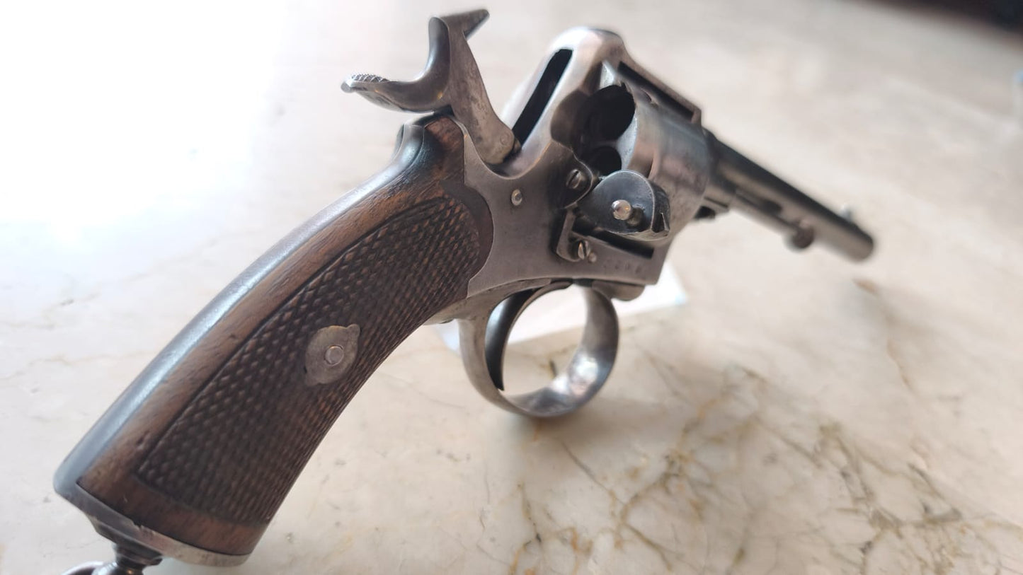 Belgian Revolver Deprez–Joassart, Model 1870 — Rare .380 Bulldog Caliber