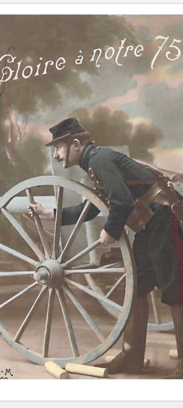 Чернильница «Пушка» 75-мм, образца 1897 года, Франция, конец XIX века.