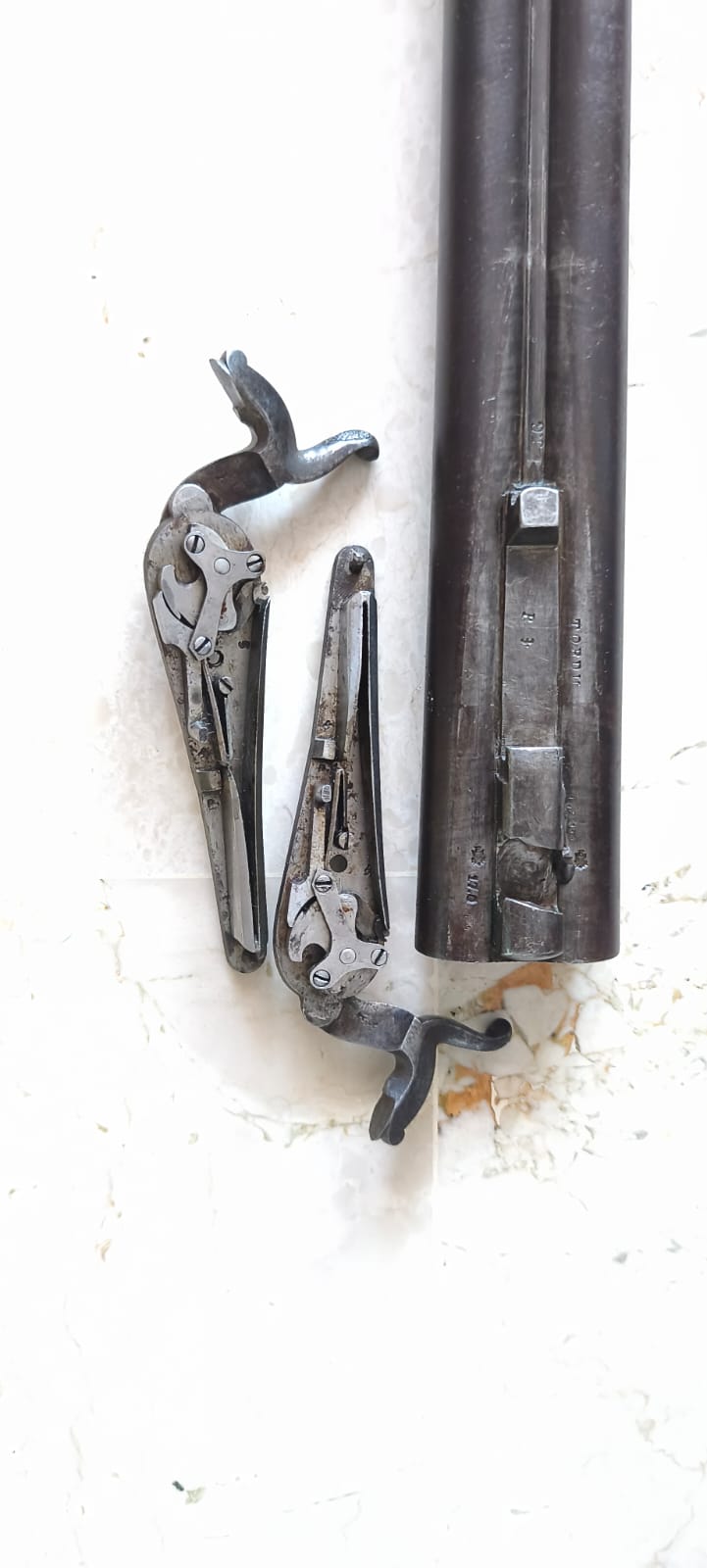 (Type) Lefaucheux Pinfire Shotgun, France, 1860 (Coach Gun)