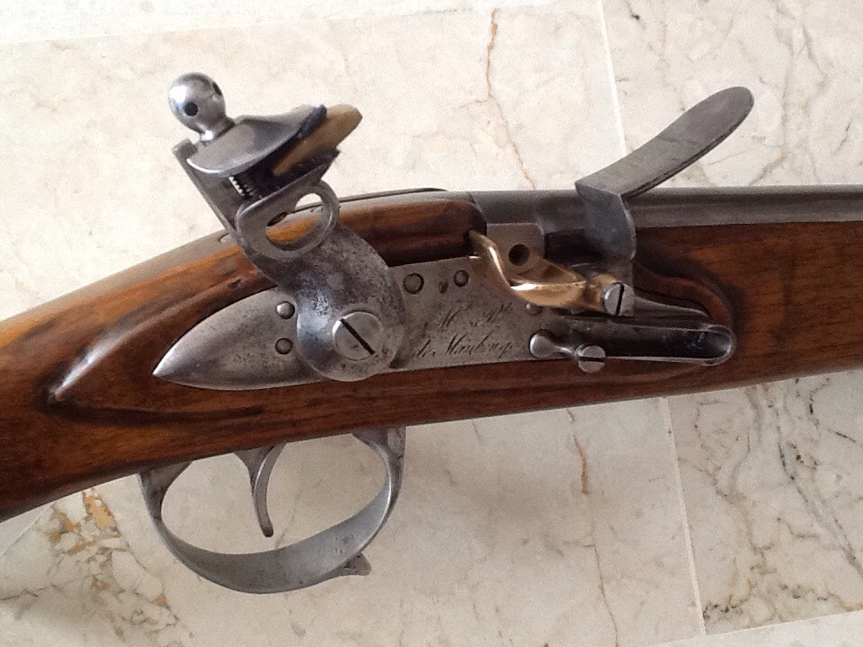 Flintlock musket of the French Navy, First Empire 1814