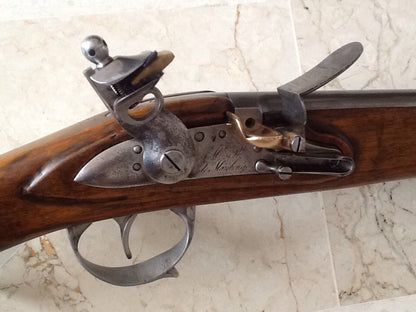 Flintlock musket of the French Navy, First Empire 1814