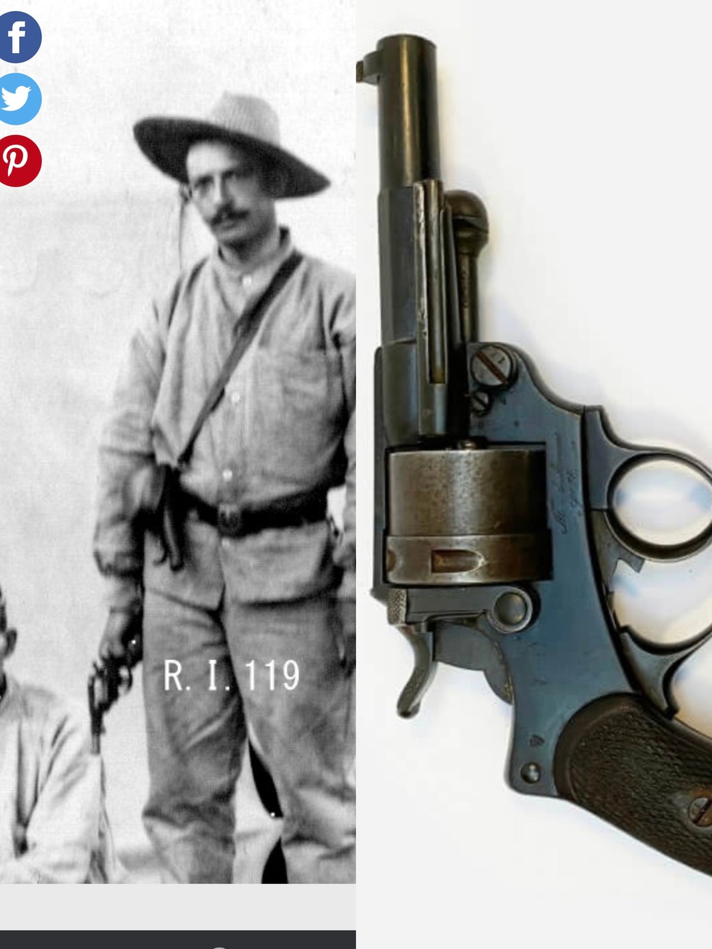 Revolver Chamelot 1873  Colonial fabrication (1876)