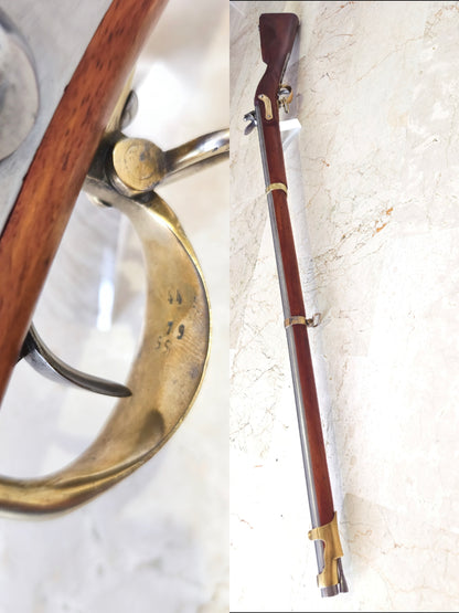 Fusil à silex (1777) Révolutionnaire Copie Fabriqué en Belgique LIÈGE (1979)