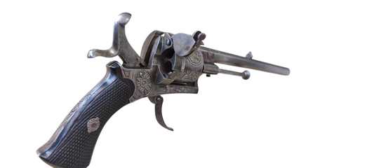 Revolver Pinfire , cork 7mm 1864