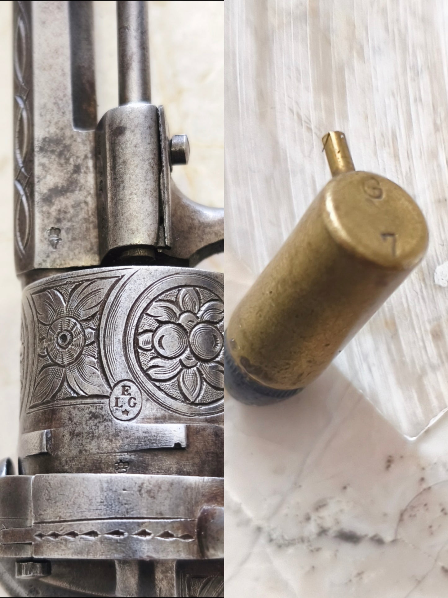 Revolver à broche 7mm LIÈGE