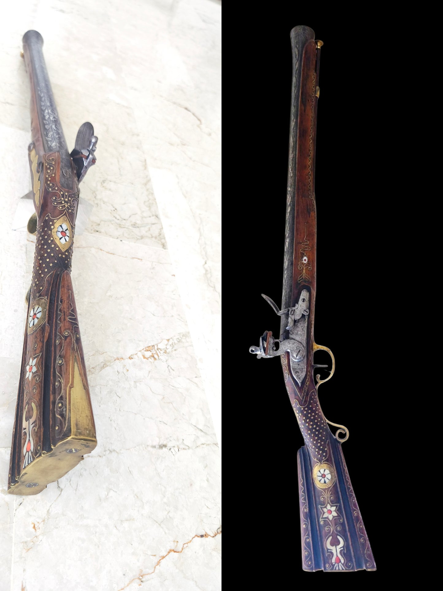 Balkan Ottoman Naval Flintlock Blunderbuss, late 18th century.
