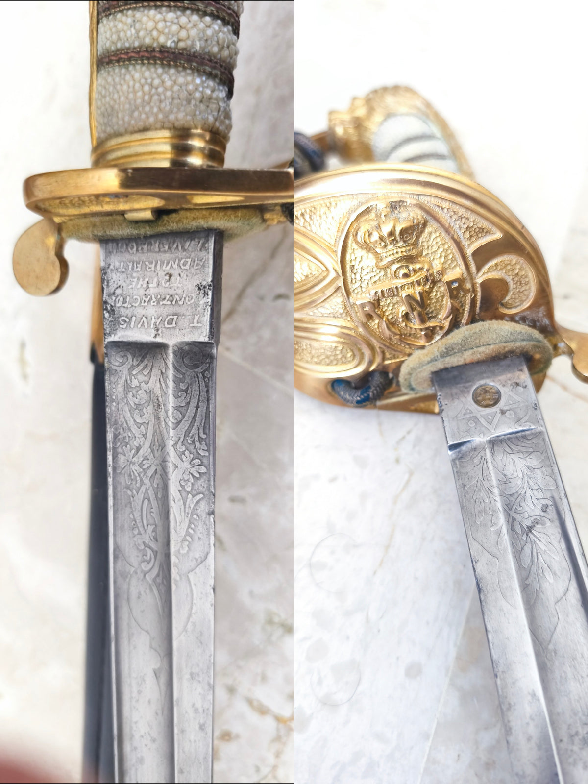 Ceremonial Saber  ROYAL NAVY RESERVE 1860