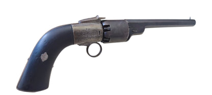 Revolver à percussion signé T. LHOIST 1853 calibre 8mm