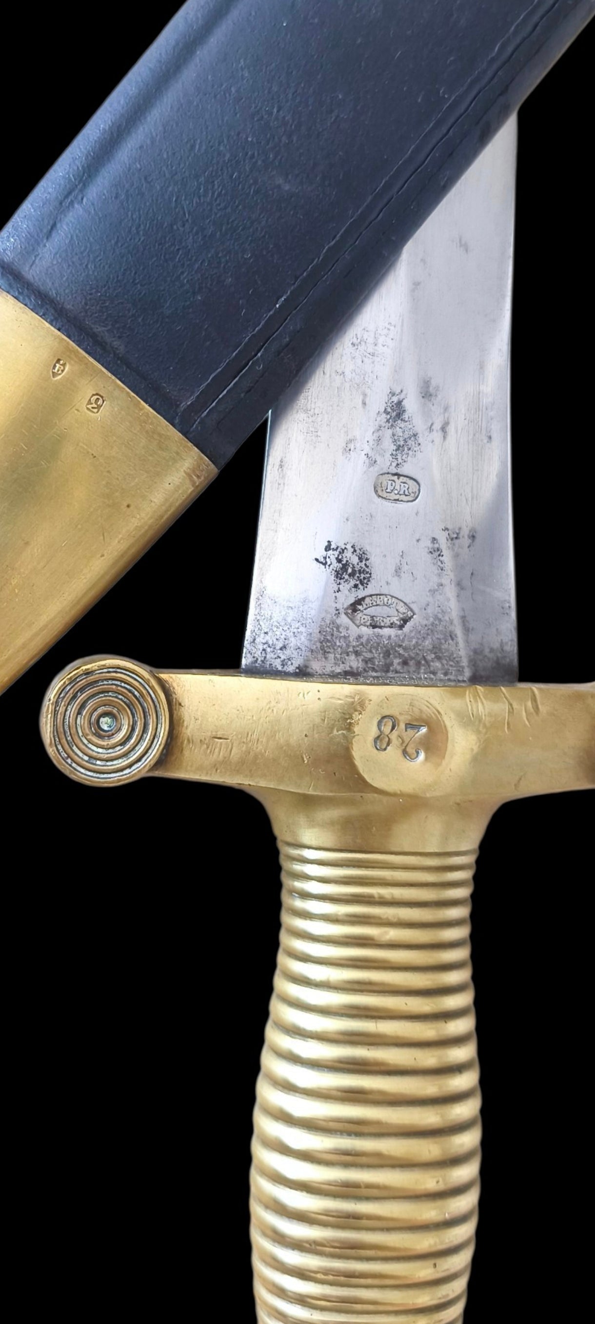 Massive French Legionnaire-Artillery Sword, early 19th century (King Louis-Philippe era, circa 1828)