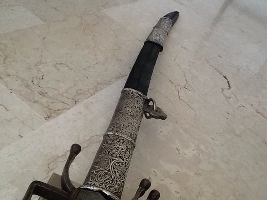 Nimcha Sword (Morocco), Early 19th Century — Silver Mounts 924