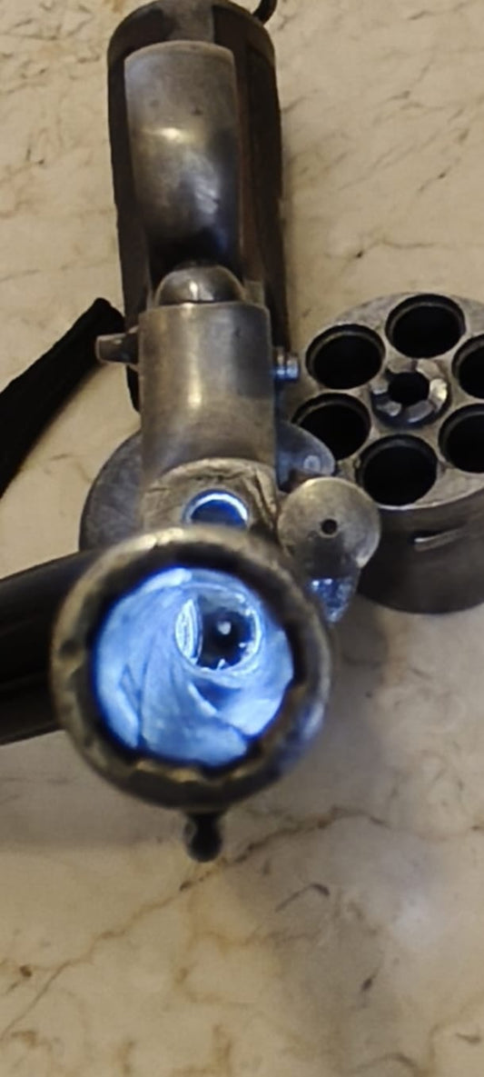 Belgian Revolver Deprez–Joassart, Model 1870 — Rare .380 Bulldog Caliber