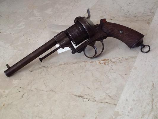 Rare Belgian pinfire revolver, Model 1870, calibre 12 mm