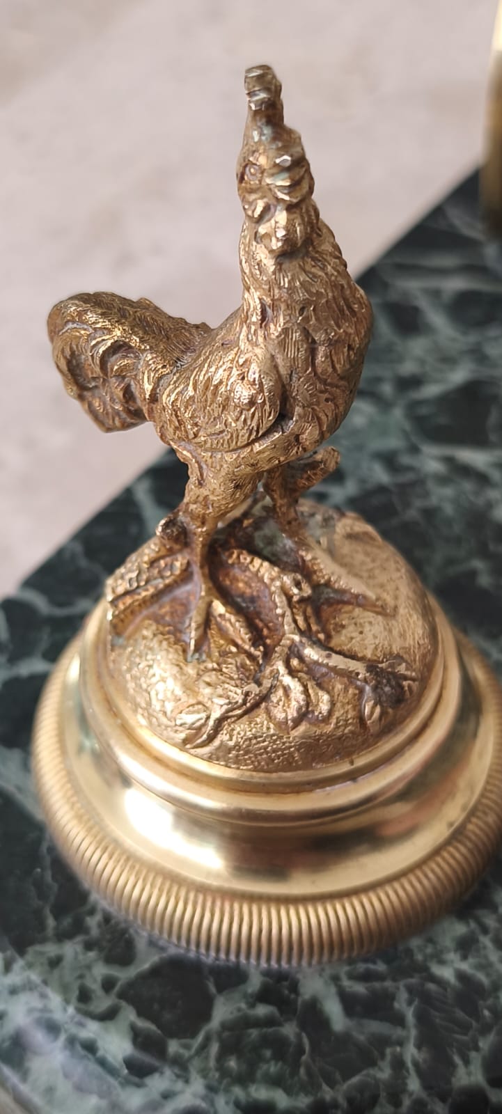 Чернильница «Пушка» 75-мм, образца 1897 года, Франция, конец XIX века.