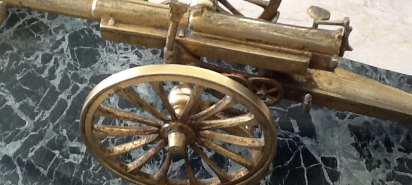 Чернильница «Пушка» 75-мм, образца 1897 года, Франция, конец XIX века.