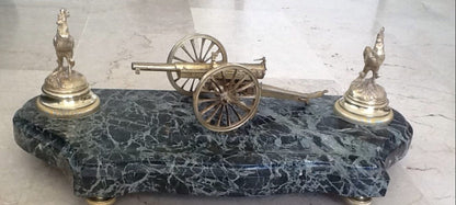 Чернильница «Пушка» 75-мм, образца 1897 года, Франция, конец XIX века.