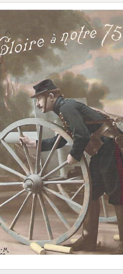 Чернильница «Пушка» 75-мм, образца 1897 года, Франция, конец XIX века.