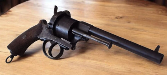Rare Belgian pinfire revolver, Model 1870, calibre 12 mm