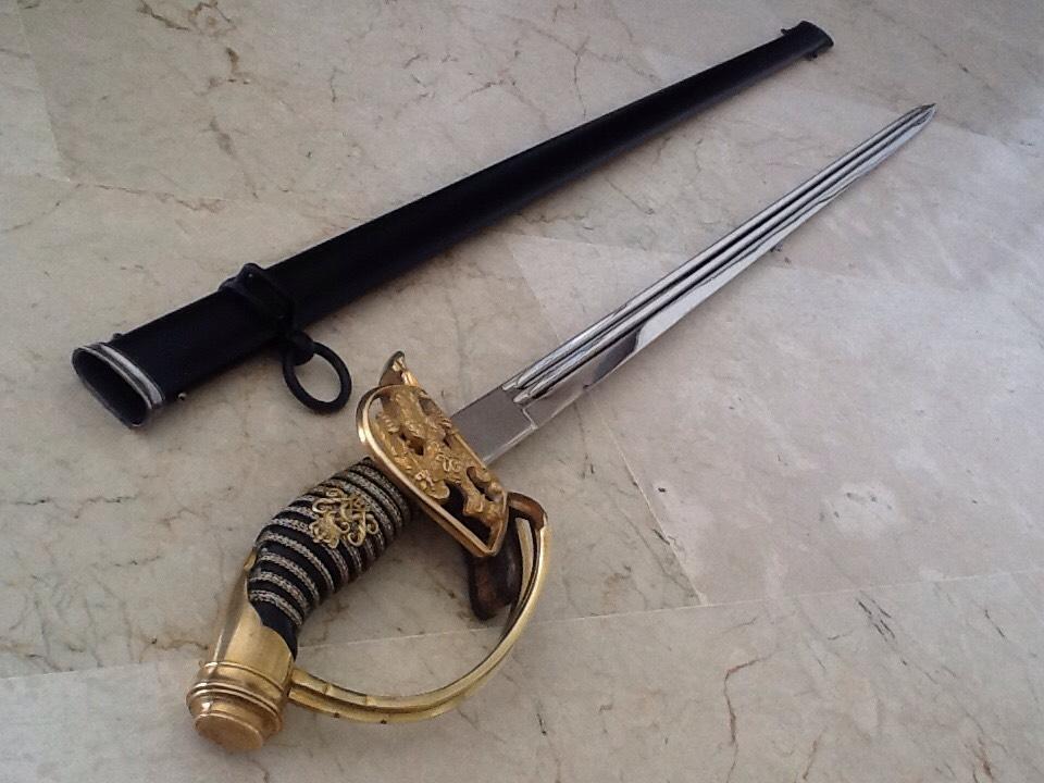 Офицерская сабля русской пехоты Вильгельма II, 1889 год.