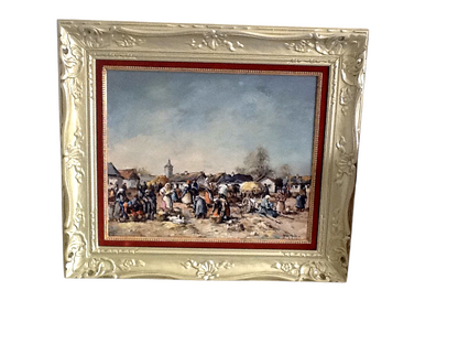 Нагий Аттила - Сцена деревенского рынка 1940 год.