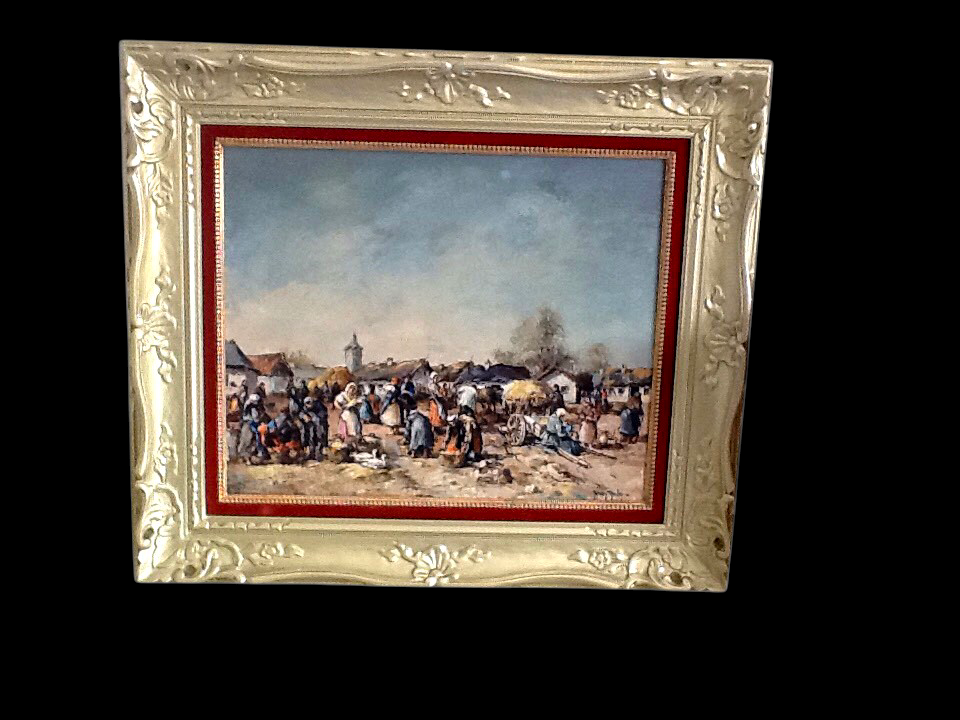 Нагий Аттила - Сцена деревенского рынка 1940 год.