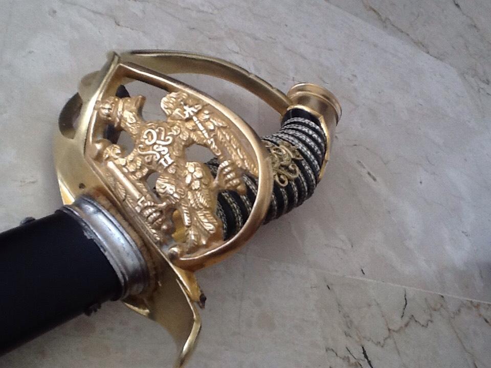 Офицерская сабля русской пехоты Вильгельма II, 1889 год.