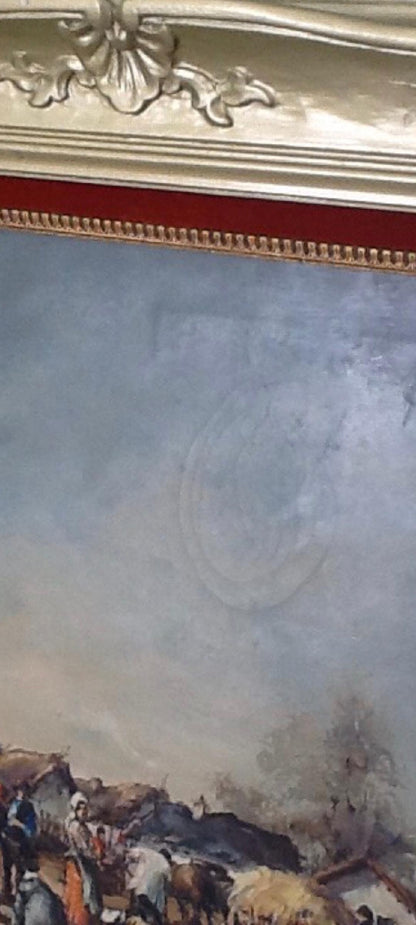 Нагий Аттила - Сцена деревенского рынка 1940 год.