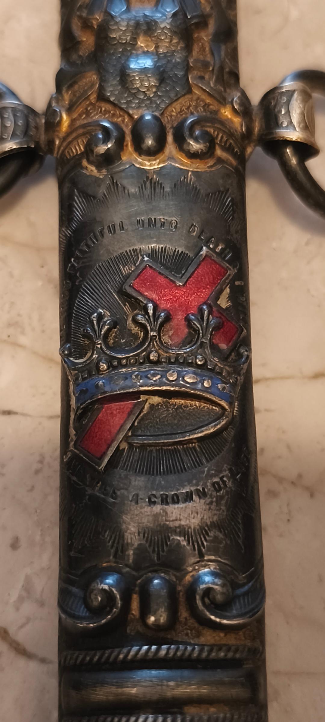 Masonic Templar Knights' Sword USA