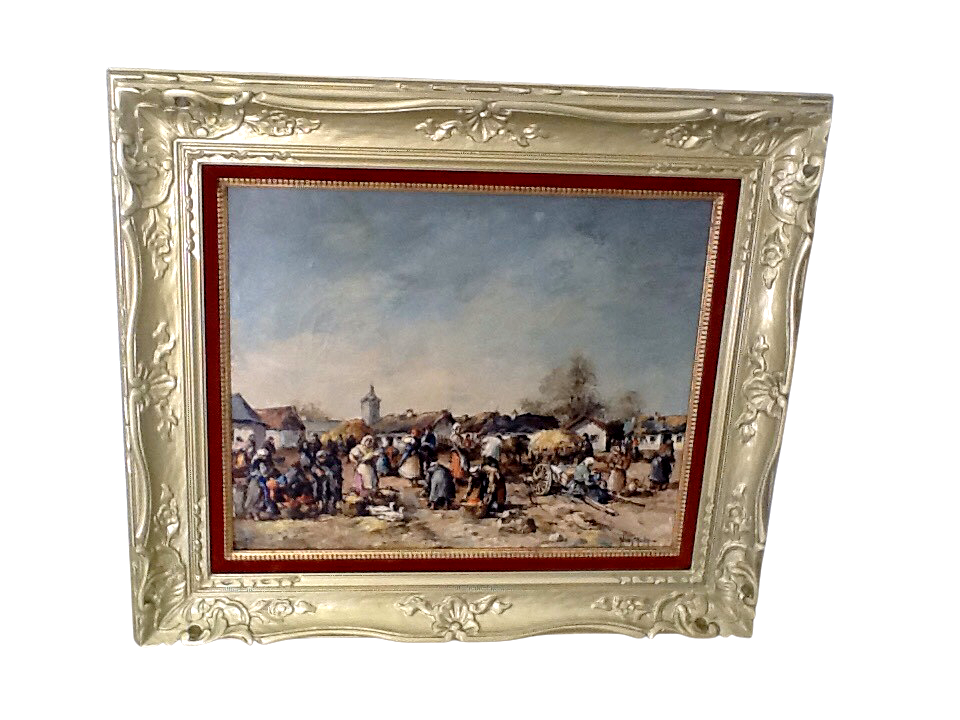 Нагий Аттила - Сцена деревенского рынка 1940 год.