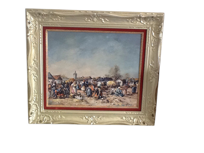 Нагий Аттила - Сцена деревенского рынка 1940 год.